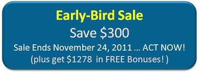 Early Bird Special Button