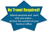No Travel Required Button